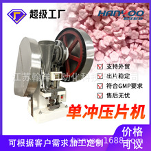 粉末颗粒小型奶片机  电动单冲压片机 学校实验室专用 可手摇