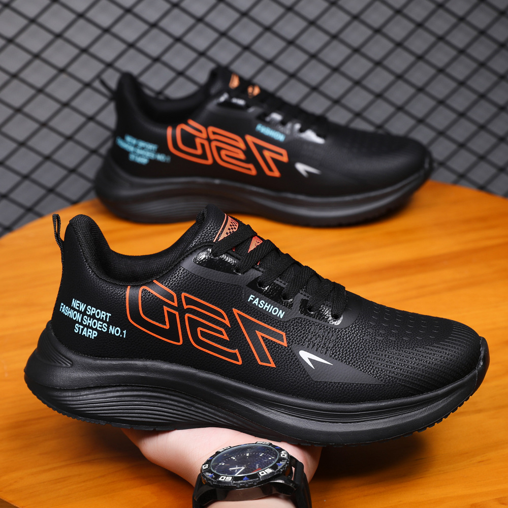 Running breathable comfortable, sports and fashionable casual shoes, running mesh low cut men's trendy shoes_voghion.com