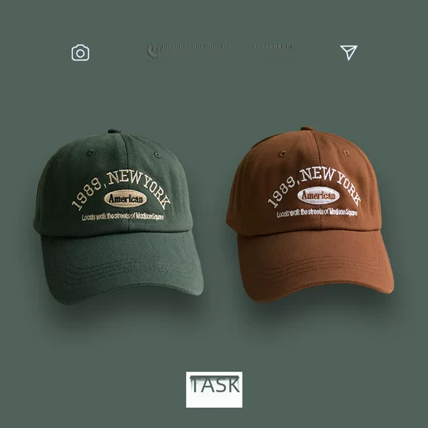 Korean vintage baseball cap children autumn all-match ins street letter embroidery cap summer couple men wholesale