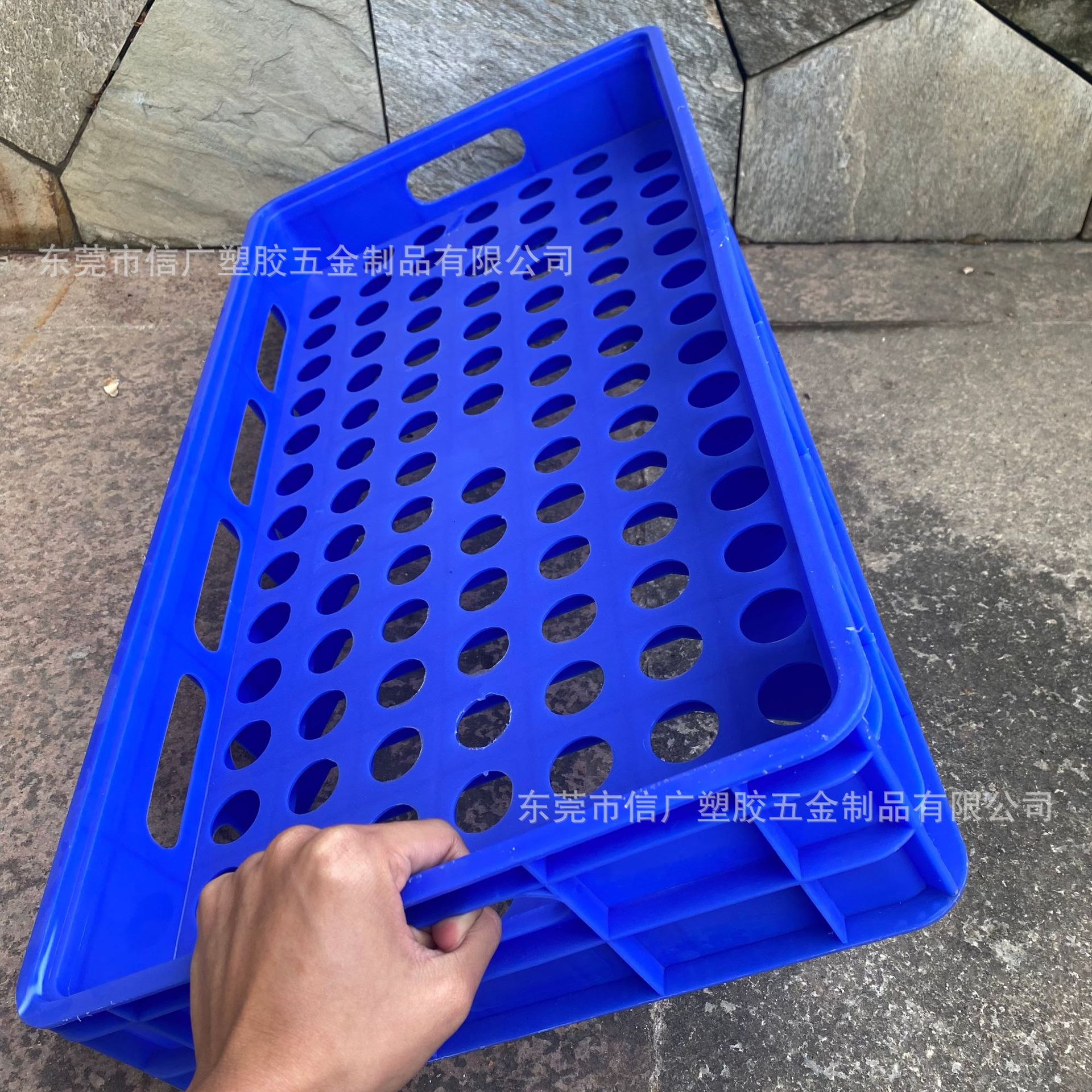 塑料LED灯泡箱运输周转箱 球泡箱球泡盒50孔~72孔全新料耐摔压