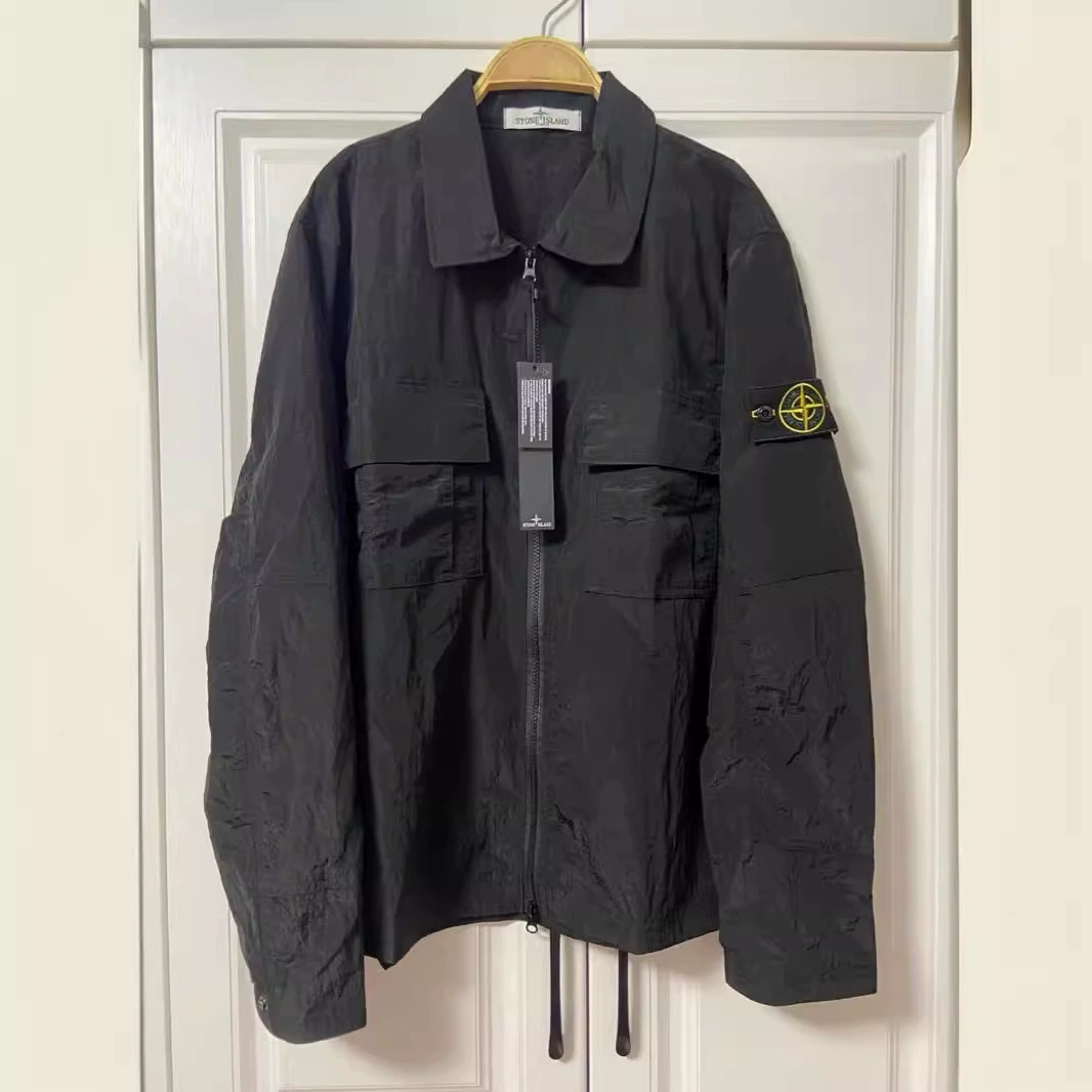 Классический каменный человек солнцезащитный крем значок с длинными рукавами пальто для мужчин и женщин