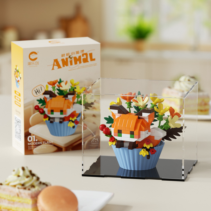 Postre - Qiu Gui pequeño zorro 252 gránulos + acrílico