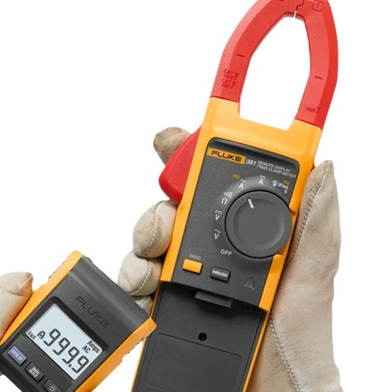 Fluke 381 远程显示直均方根交流/直流钳形表 ,采用 iFlex™
