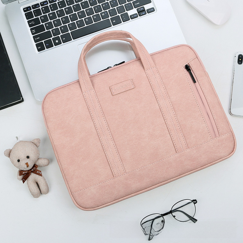 컴퓨터 가방 13.3 인치 여성용 휴대용 간단한 경량 남성 MACBOOKAIR 레노버 작은 새 AIR14 APPLE 15.6