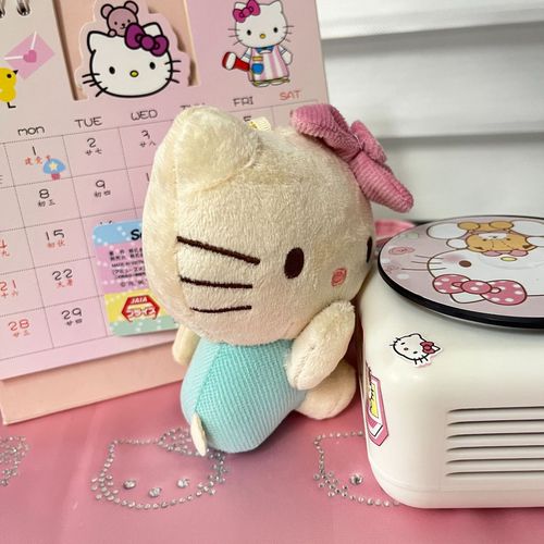 Cartoon animation hot sale side-mounted medieval KT keychain pendant cat girl back packaging decoration small doll wholesale