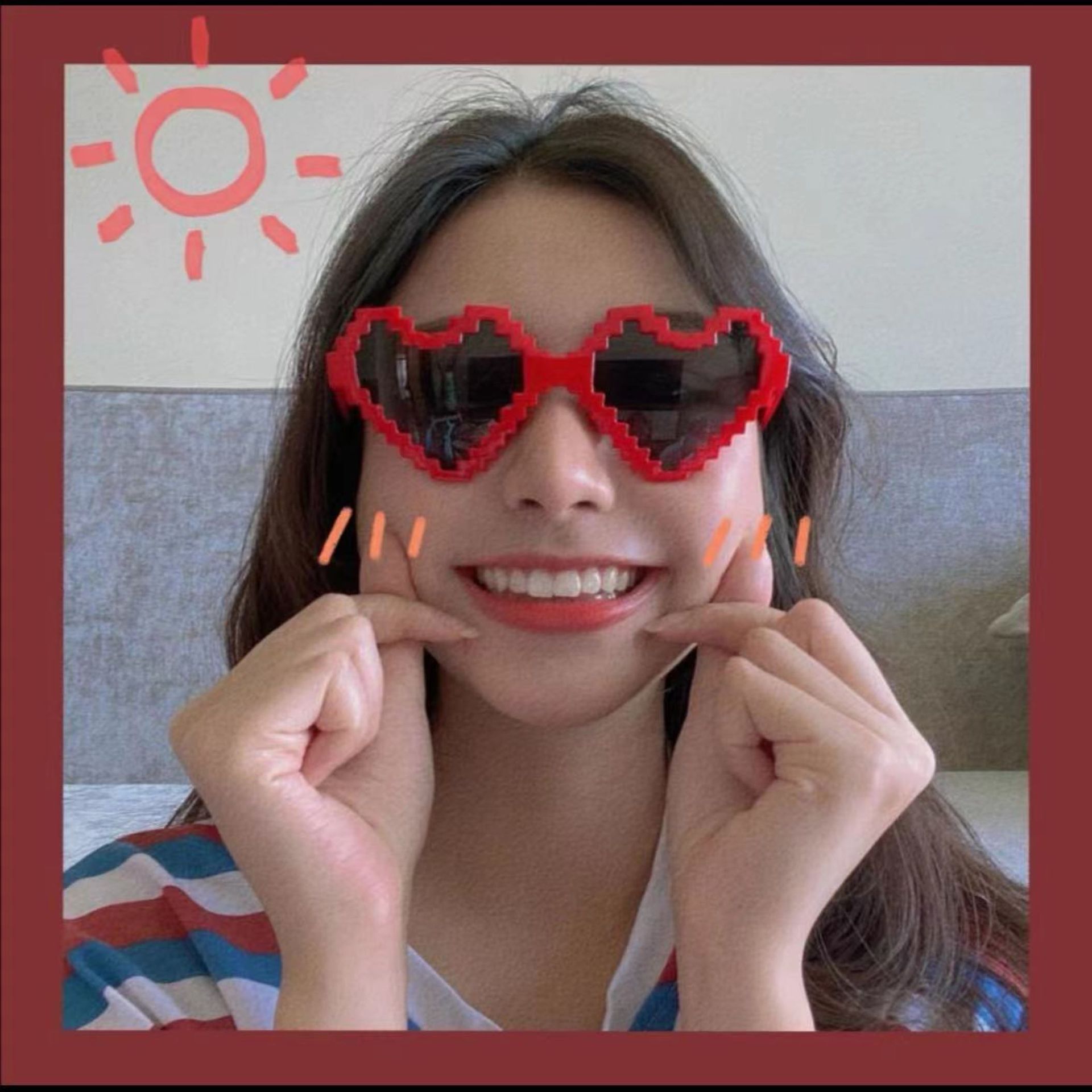 Gafas de vidrio de vino de verano Estilo Hawaiano fiesta playa Copa bola gafas fiesta forma divertida image 8