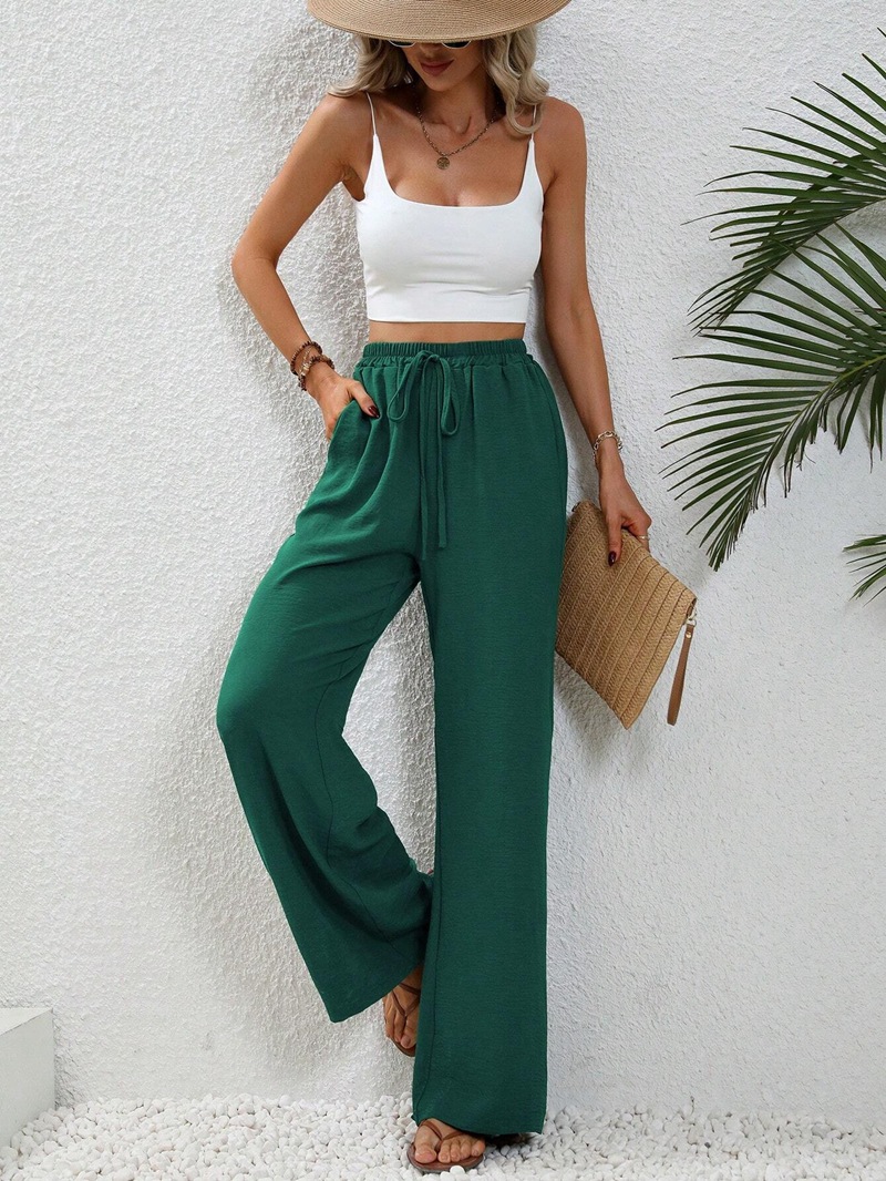 Women's Daily Streetwear Solid Color Full Length Casual Pants Straight Pants display picture 37