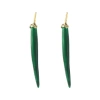 E14082 green pepper earrings