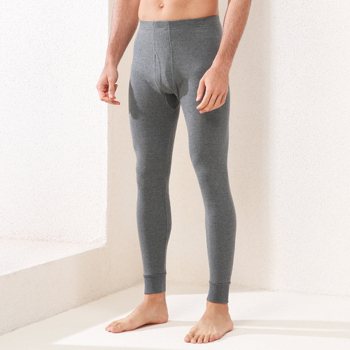 NanRenShuai/Nanrenshuai cotton men's thin leggings, middle-aged and elderly loose singlets and long johns for men
