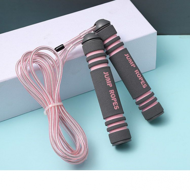 Salto de cuerda adulto chicas cuerda de acero de grasa deportes indoor bola de entrenamiento de entrenamiento de la cadena de suministro de comercio fábrica al por mayor