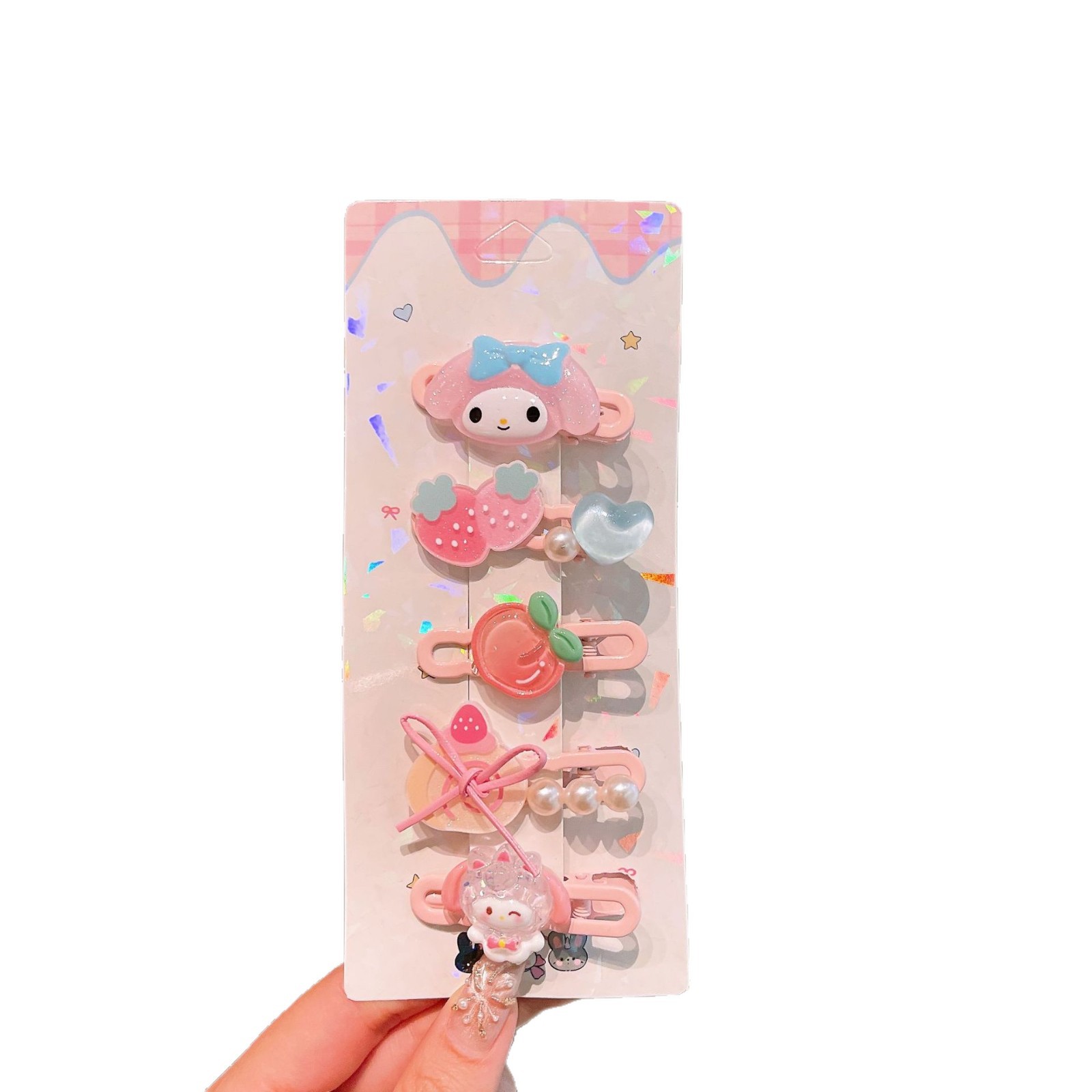 Niños lindos clips de cabello de dibujos animados nuevos clips de cabello de la ciudad de animales de la niña pequeña conejo policía clips de frisa al por mayor