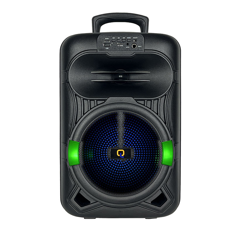 Exportación de altavoces de 8 pulgadas de 8W de altavoces pequeños de altavoz de rendimiento Bluetooth K-canción con micrófono inalámbrico