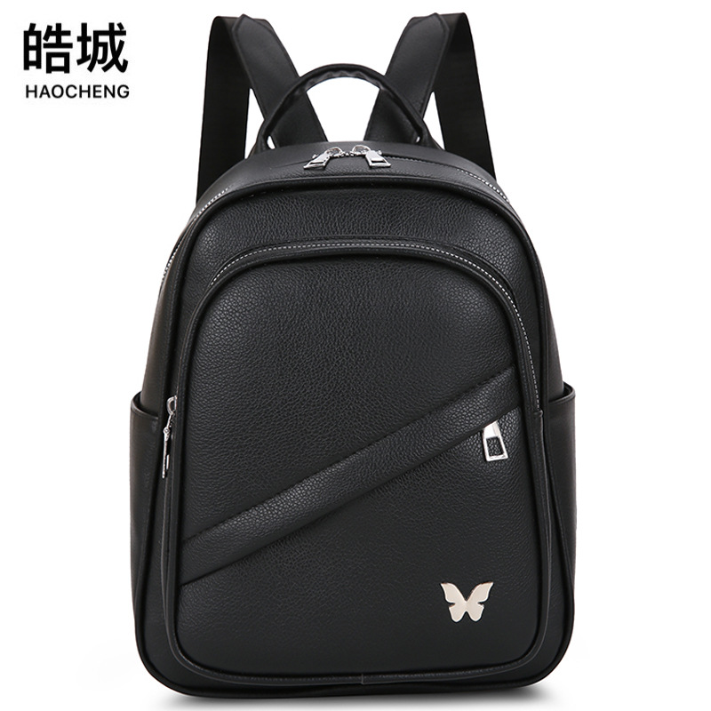 Bolsos para mujer 2024 nueva mochila de PU para mujer casual