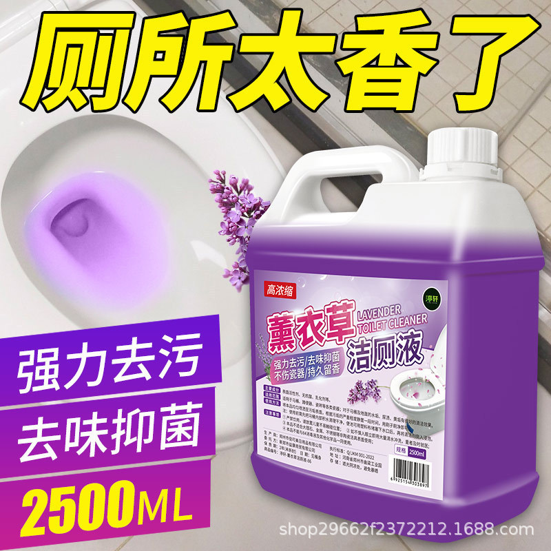 2.5kg gói nước tẩy rửa nhà vệ sinh hoa oải hương