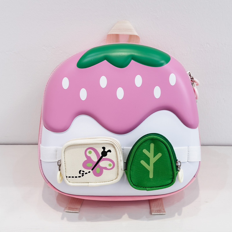 Bolsa infantil transfronteriza de dibujos animados, cáscara de huevo, mochila transpirable, niñas lindas, bolsas escolares de jardín de infantes de clase media y grande
