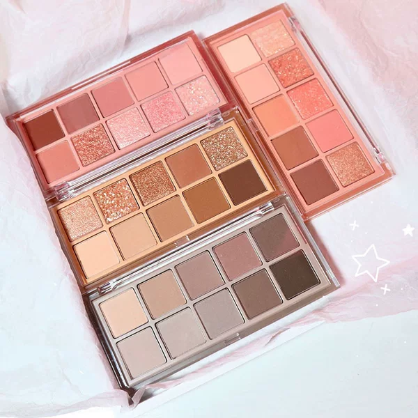 DIKALU Star Sand 10 Color Eye Shadow Niche Brand Super Flash Sequin Pearlescent Matte Earth Color ins Internet Red Explosions