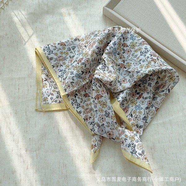 Yellow frame floral