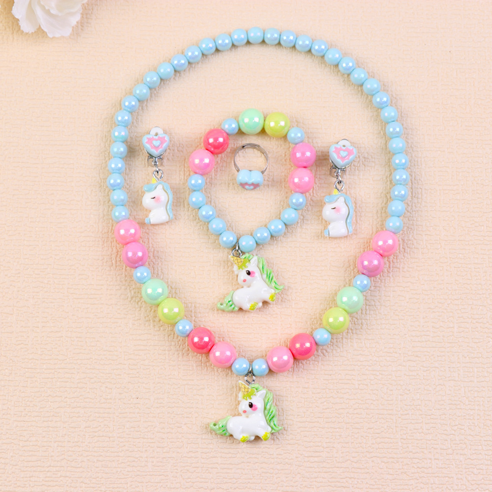 4 # 레진 유니콘 5종 세트 [투명봉투]