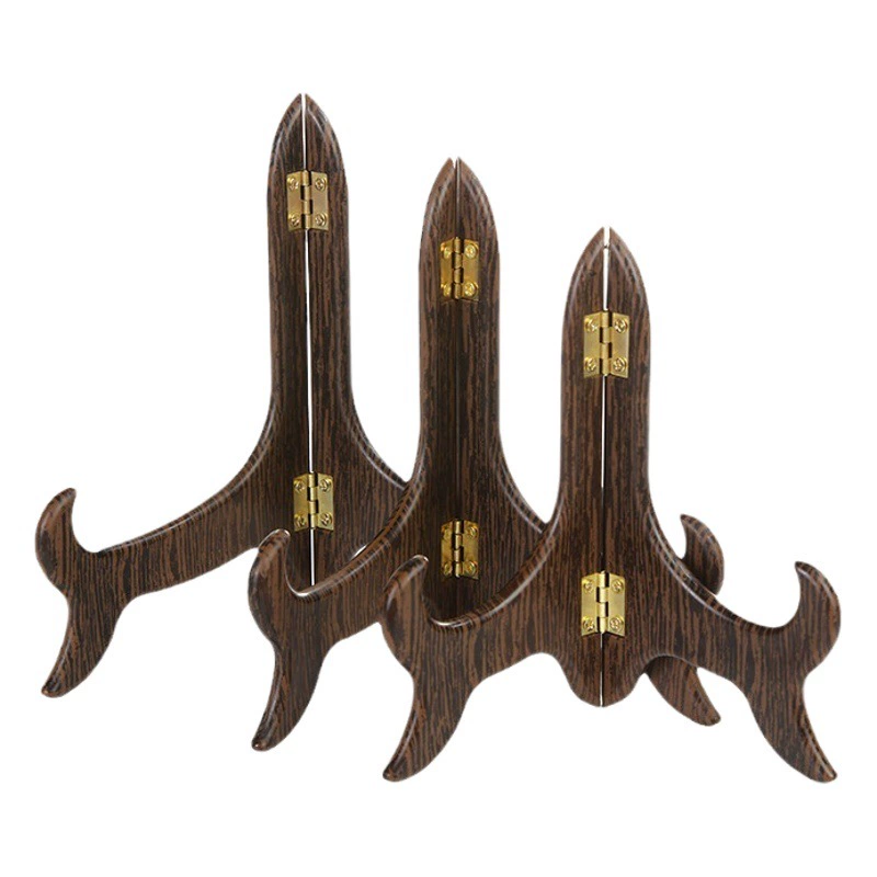 Чайная полка Pu-erh Имитация твердой древесины Стойка для чайного торта Стойка для торта Qizi Белый чай Фарфоровая тарелка Диск Ремесло Кронштейн Стеллаж для дисплея