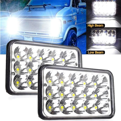 16Led Red Yellow White Tail — Tail light - 5inch-square-without-aperture