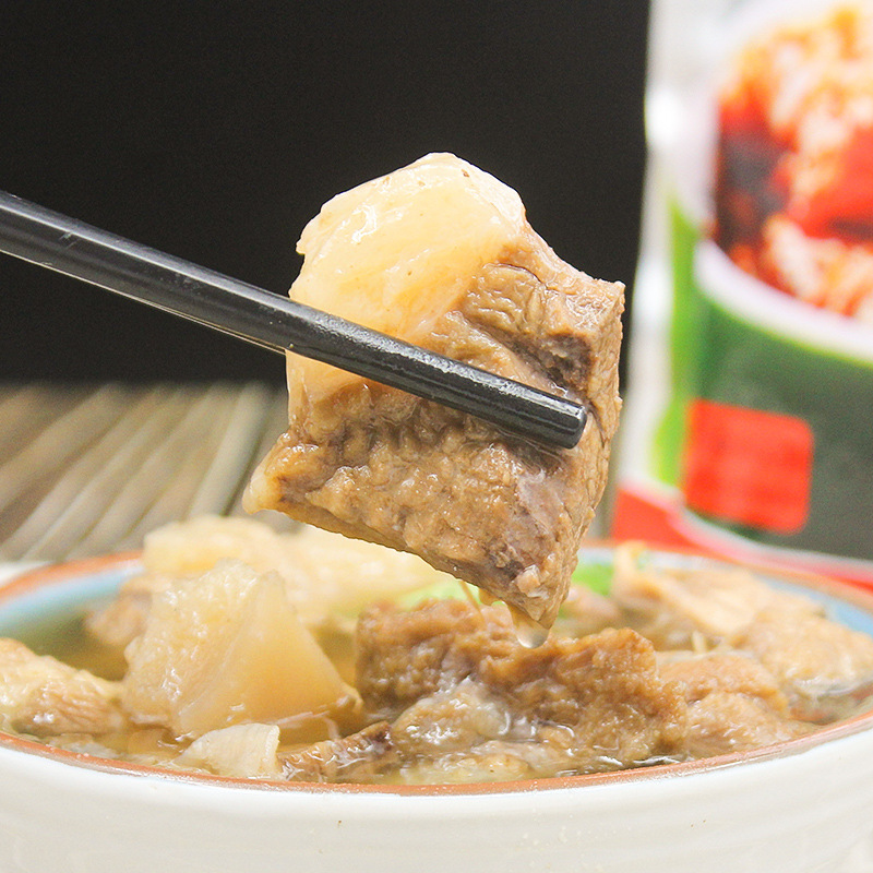 筋頭巴腦600g牛肉牛蹄筋加熱開袋即食火鍋食材配菜鹵熟食鹵肉批發