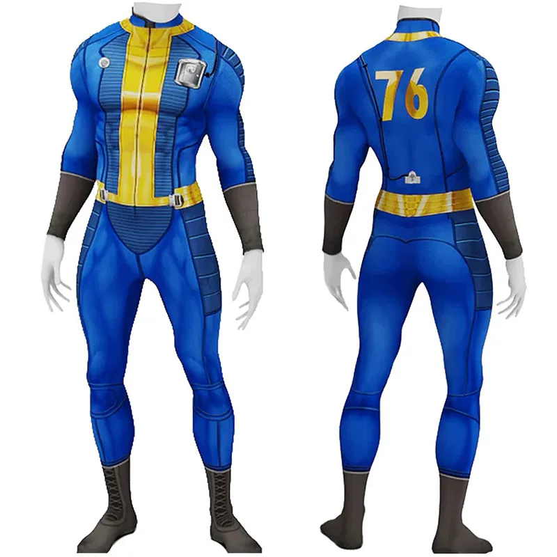 Anti-radiation blue suit, carnival, set, cosplay, halloween