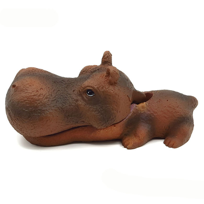 Acuario pecera paisaje decoración animal pulpo resina artesanía tiburón cocodrilo hipopótamo decoración animal