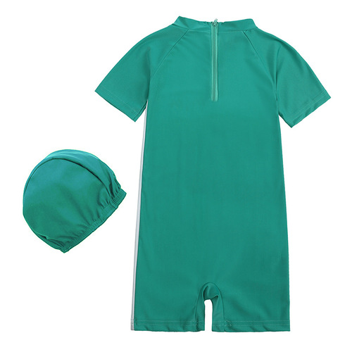 2024 new children's swimsuits, one-piece harems, boys and girls, large, medium and small children's sun protection swimsuits, baby swimsuits