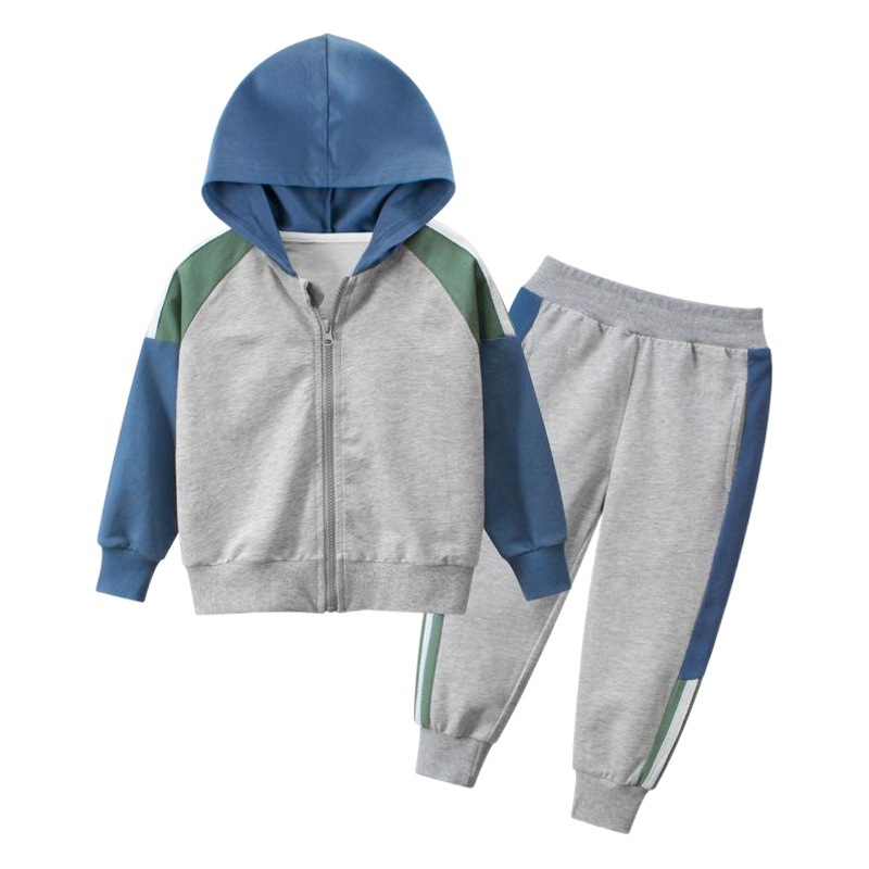 27kids ropa para niños coreanos otoño nuevo estilo 2024 traje para niños al por mayor ropa para bebés de dos piezas