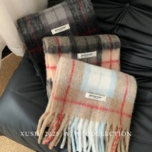 韩国订单高品质2025新款进口澳洲羊毛围巾女加厚韩版流苏保暖秋冬
