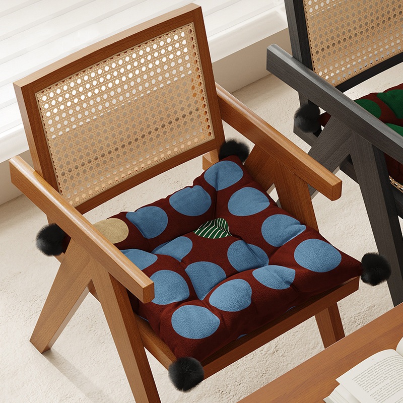 Simple retro americano asiento de asiento de comedor casero invierno invierno caliente aislamiento de aluminio dormitorio asiento de sala de aula cojín