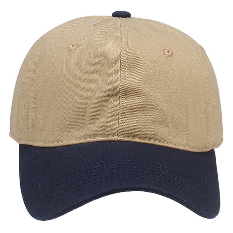 INS costura simple tapa suave gorra de béisbol de los hombres europeos y americanos británicos retro gorra enarbolada pareja de moda de las mujeres sombrero para el sol