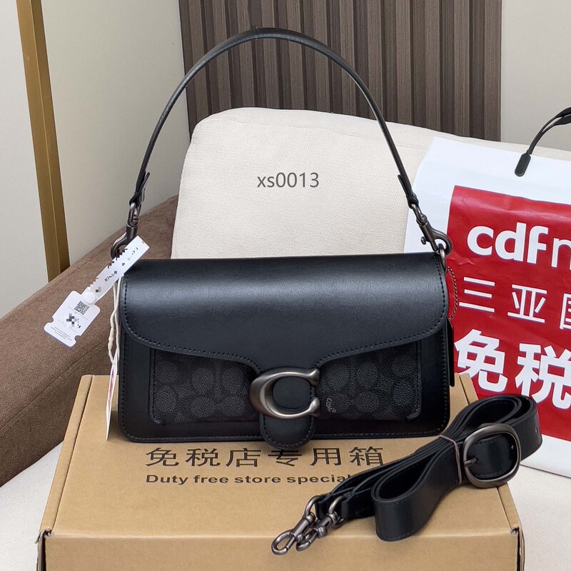 2025新款女包头层牛皮酒神包TABBY真皮小方包单肩斜挎包|undefined