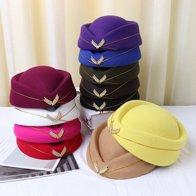 Шляпа Мошо Берет Шляпа сестры Air Ms. Band танцевальная шляпа для выступлений Шляпа периода отельные ритуальные шляпа оптом