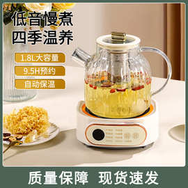 养生壶家用多功能加厚全玻璃煮茶壶小型办公室花茶壶煲汤锅礼品