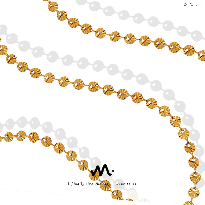 Hong Kong Style Ins Personality All-match Simple Embossed Small Round Brand Bracelet Summer All-match Fairy Hand Jewelry for Women E154 Hong Kong Style Ins Personality All-match Simple Embossed Small Round Brand Bracelet Summer All-match Fairy Hand Jewelry for Women E154