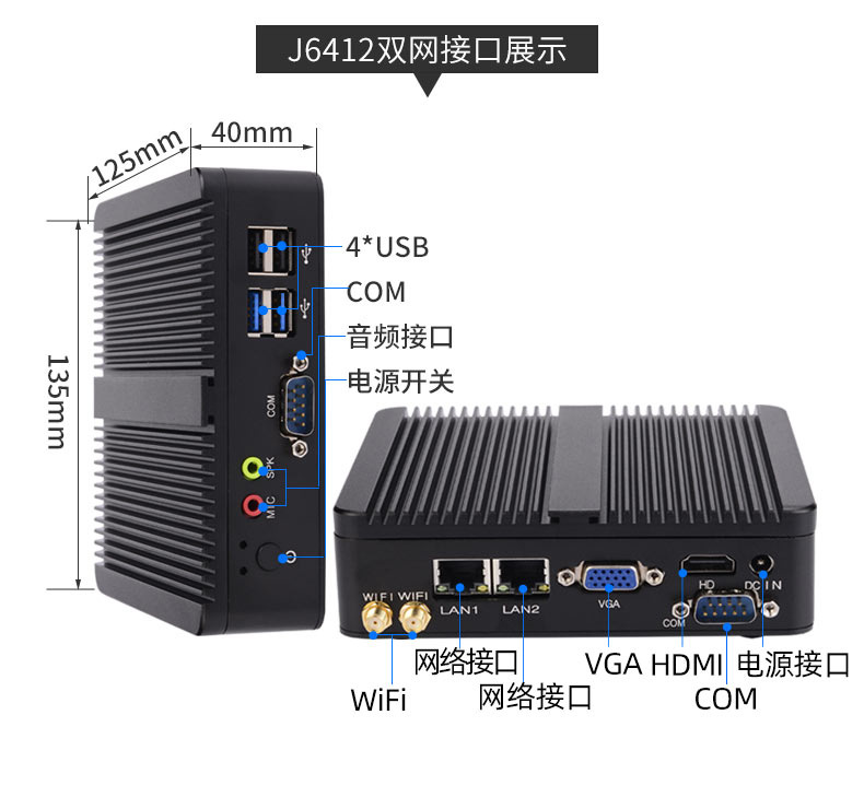 J6412双网口