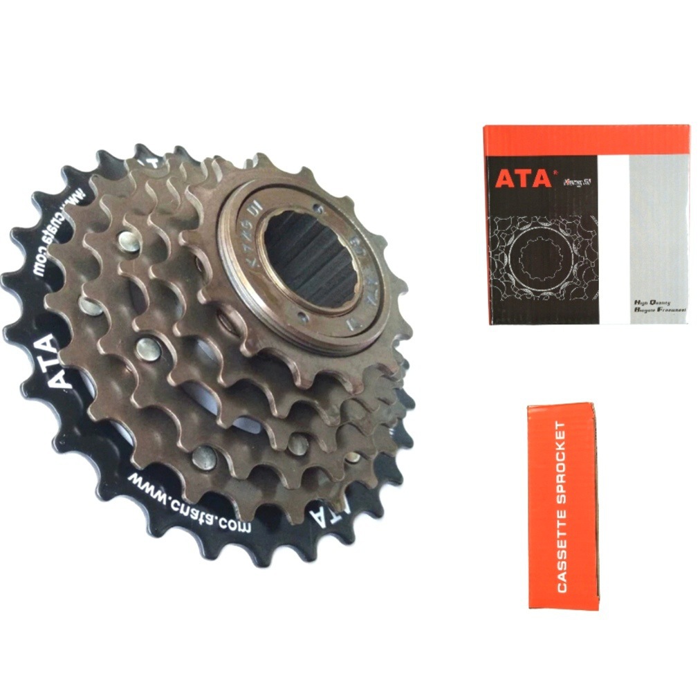 ATA Kangdi Volante giratorio de 6 velocidades Volante roscado de 6 velocidades Volante giratorio de bicicleta de montaña de 18 velocidades Volante giratorio de bicicleta de montaña