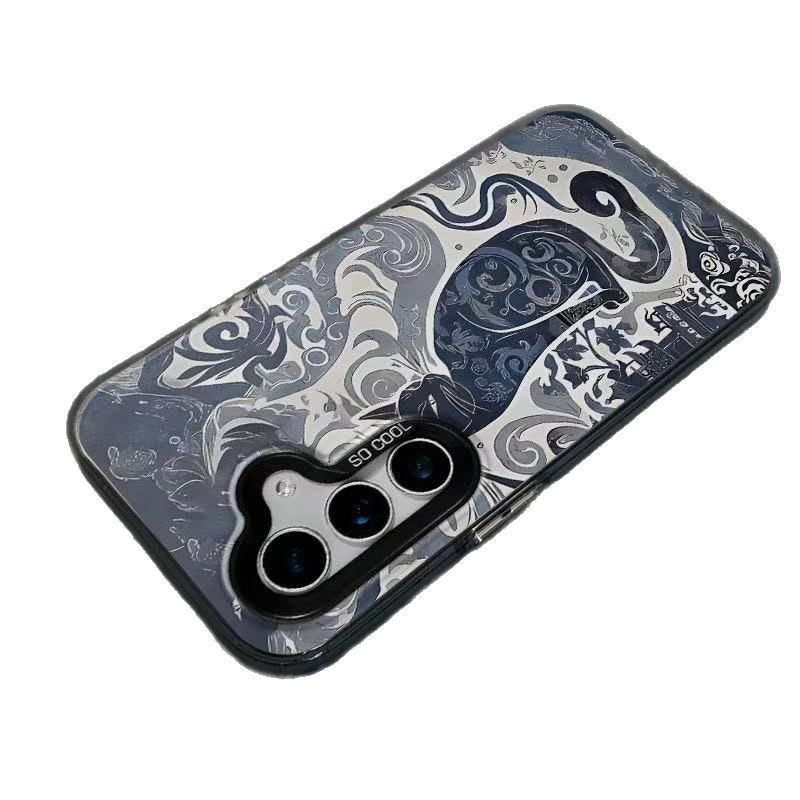 El nuevo gato Tengtu es adecuado para la carcasa del teléfono móvil Samsung Galaxy S25 Samsung S24 ULTRA Comercio exterior S21