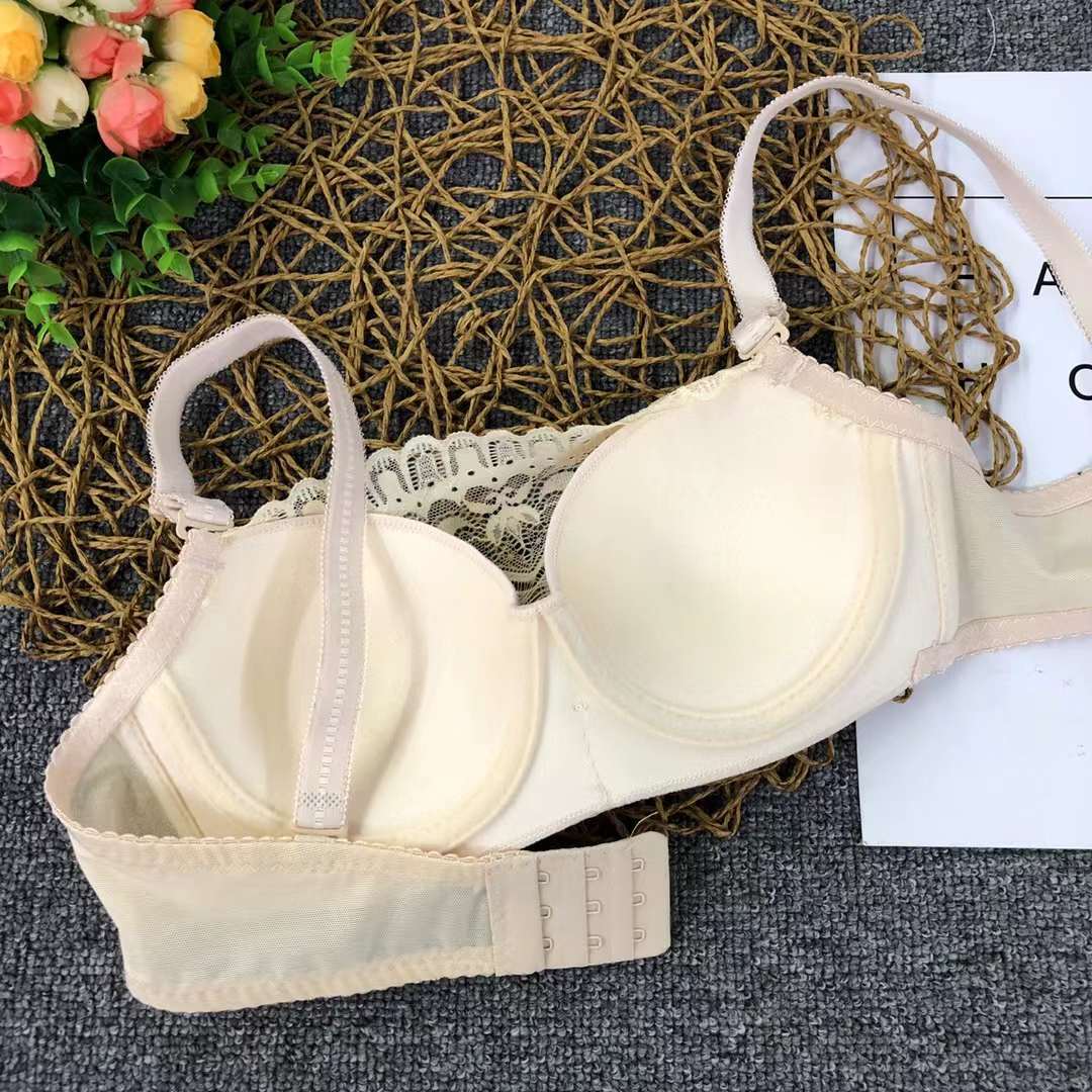 Pecho grande de verano que adelgaza la ropa interior delgada del tubo del cordón cómodo respirable ajustable pecho grande más el tamaño sin el anillo de acero