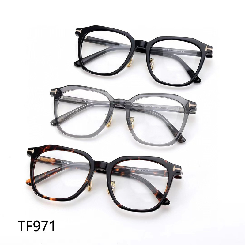 Tom Ford Sunglasses Tf971-K Men's and Women's Large Frame Black Sunglasses for Big Faces