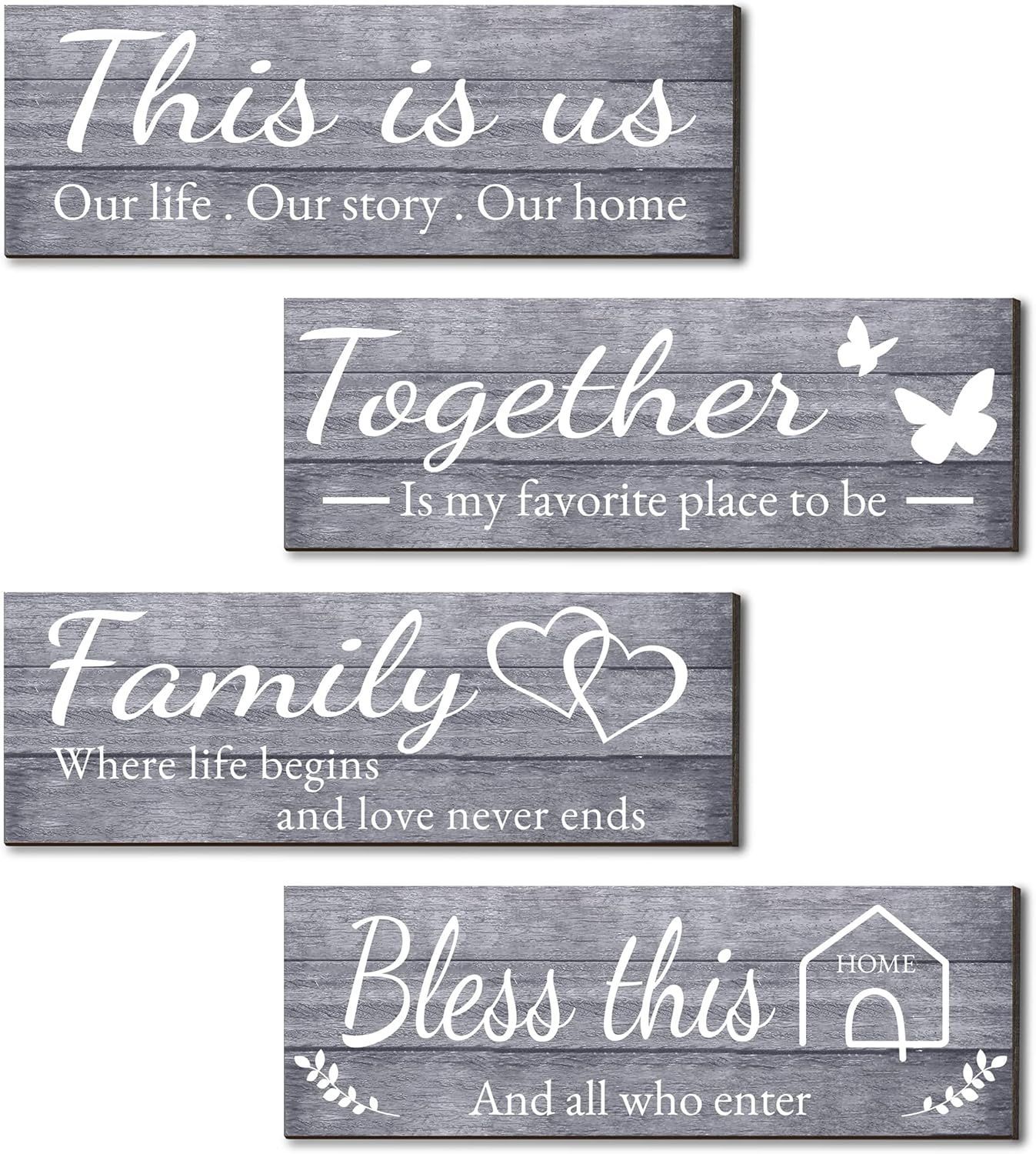 Suministros domésticos transfronterizos pintura decorativa signo de madera carta Jardín signo artesanías productos de madera adornos