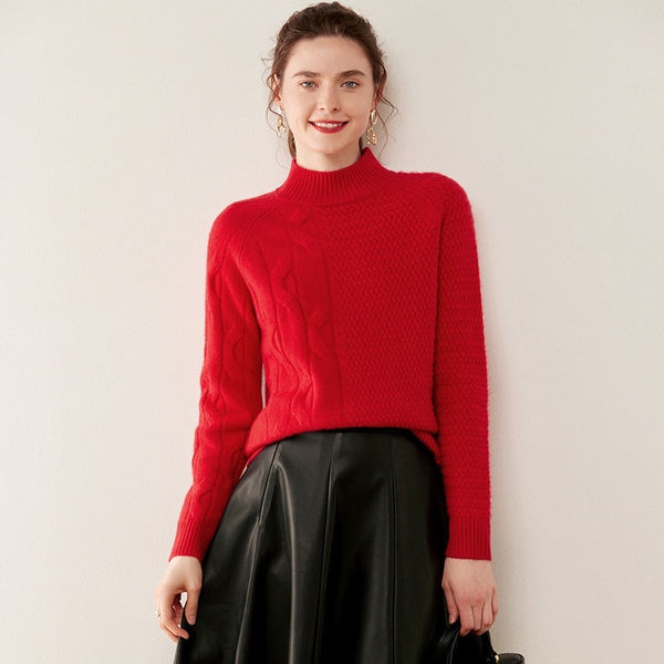 Woolen demi-season sweater