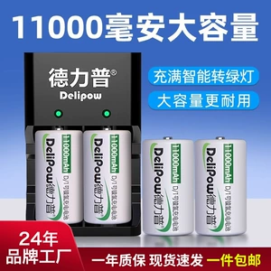 Delip No.1 battery charging set D-type rechargeable battery No.1 water heater gas stove Emergency Light Battery