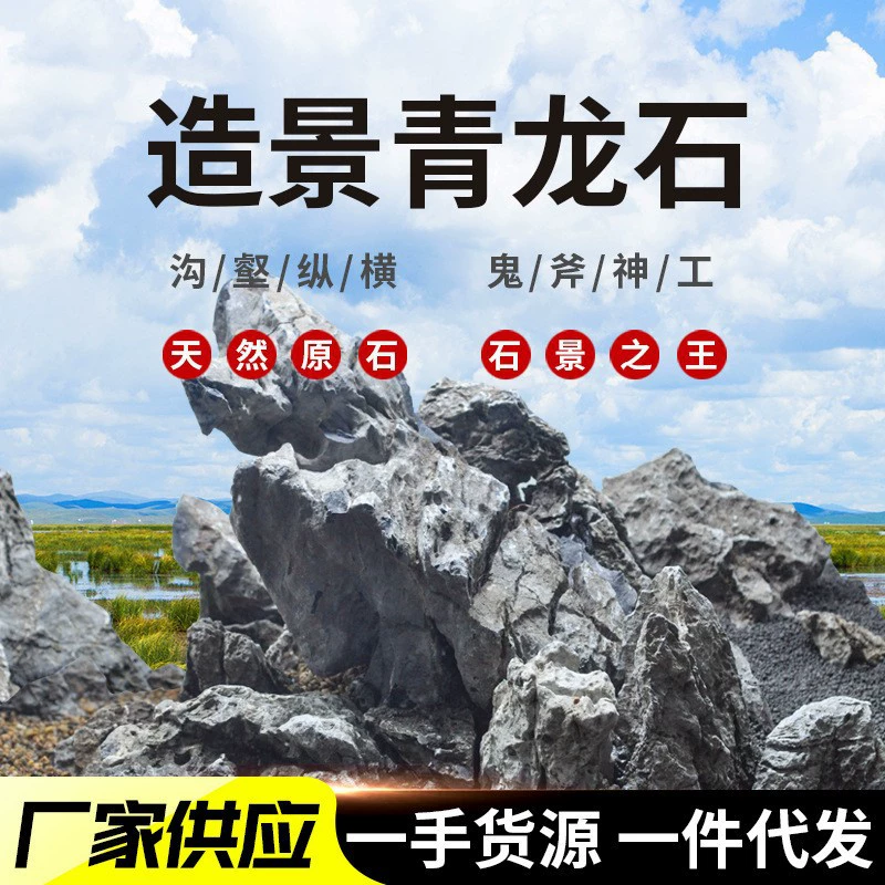 Qinglong камень аквариум озеленение является оригинальный камень озеленение каменные украшения микро пейзаж природные Рокарий украшения аквариума оптом