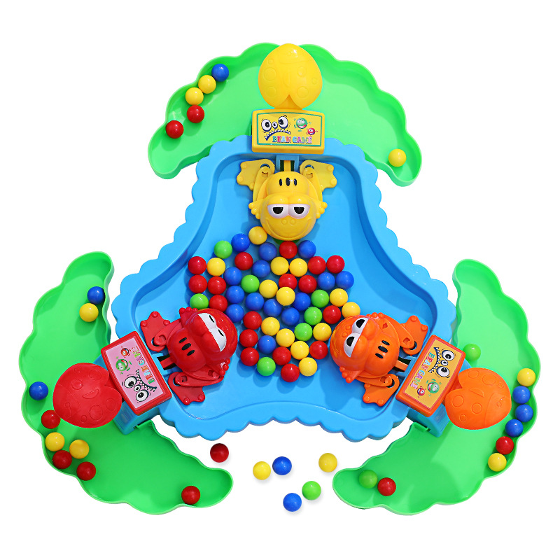 Rana comiendo frijoles Douyin mismo estilo juguete para niños niño loco codicioso Doudou juego de rompecabezas de escritorio interactivo entre padres e hijos