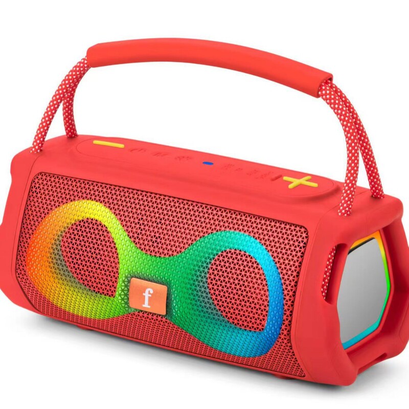 外国貿易 ET-313 オーディオ屋外スピーカーポータブル大音量ハイパワー RGB カラフルなライトサブウーファー|undefined