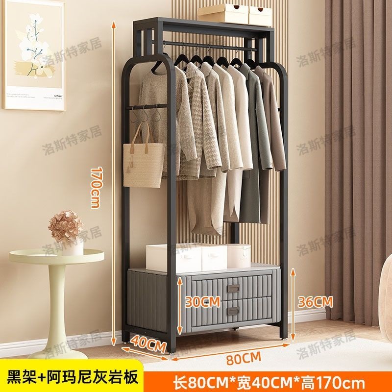 [소프트백 더블드로] 80 블랙 프레임 그레이 + 아르마니 그레이 스톤 플레이트