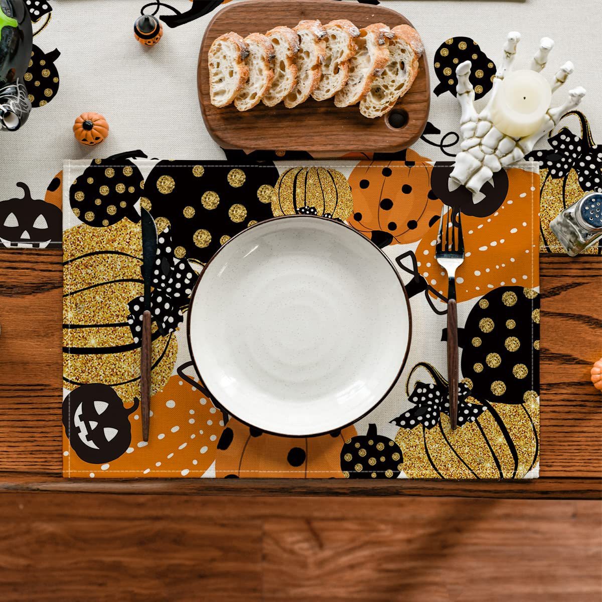 110g Weight Tablecloths Home Textiles & Decor Type tablecloth Event & Party Supplies 1 Piece, 1 Set Quantity Casual, Party Occasion Linen Material Halloween, Day of the Dead Festival Skull Pattern Funny Style Halloween Day Of The Dead Funny Skull Linen Casual Party Tablecloth Party Supplies Tableware 1 Piece 1 Set 8