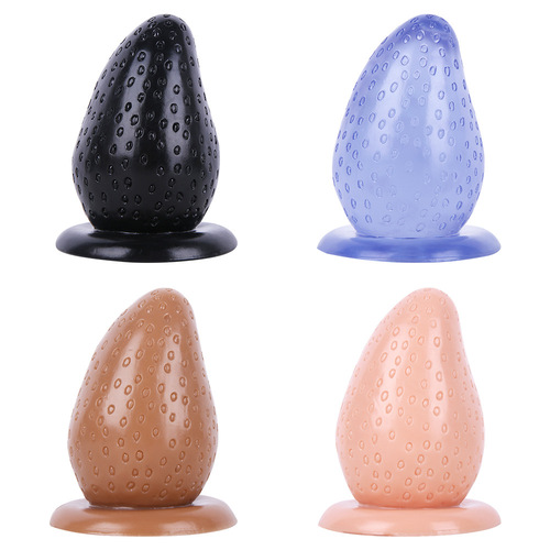 H40 Large Strawberry Fruit Alternative Toy Anal Plug 7cm Female Anal Toy for Self-Pleasure SM Adult Sex Toy